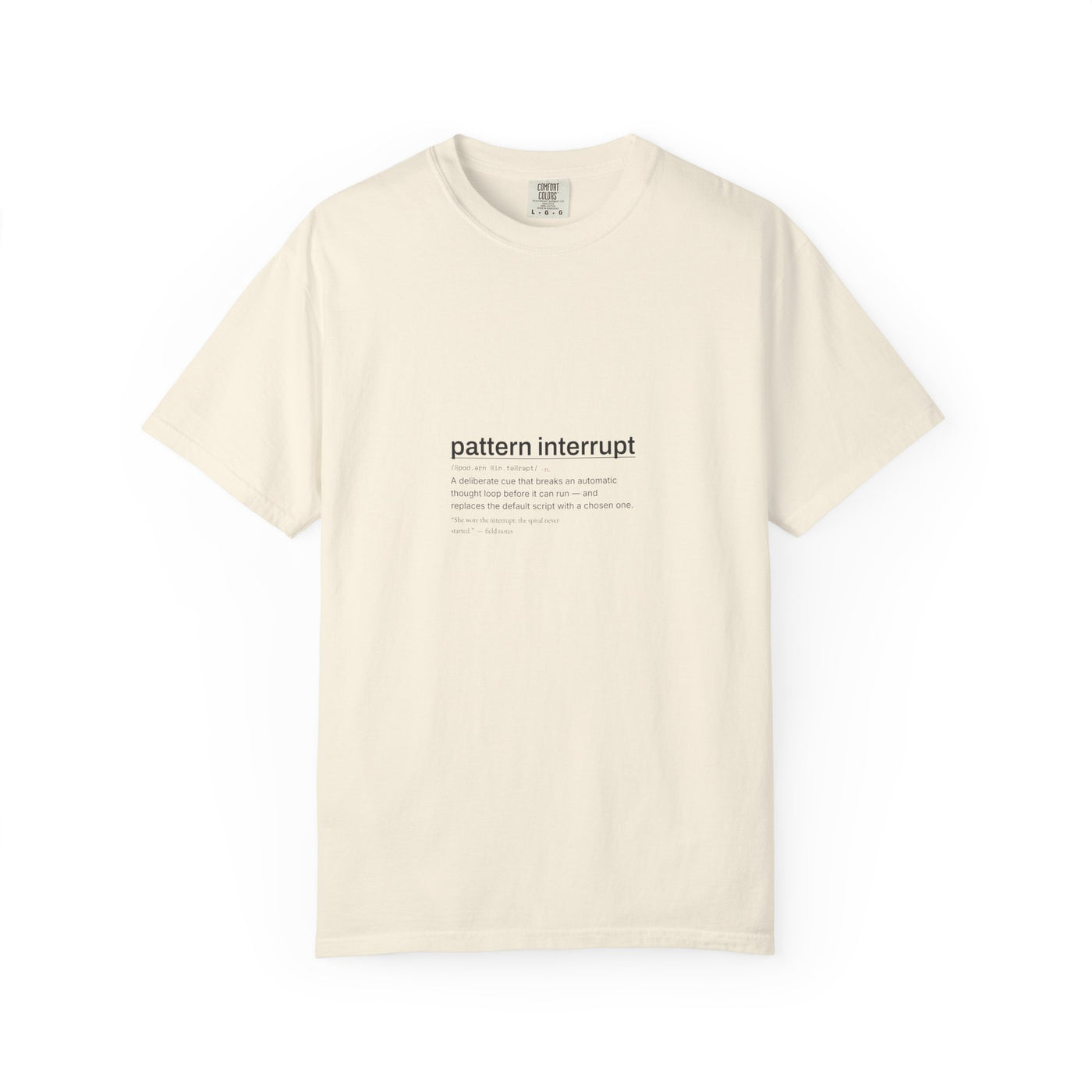 The Lexicon Tee — Pattern Interrupt