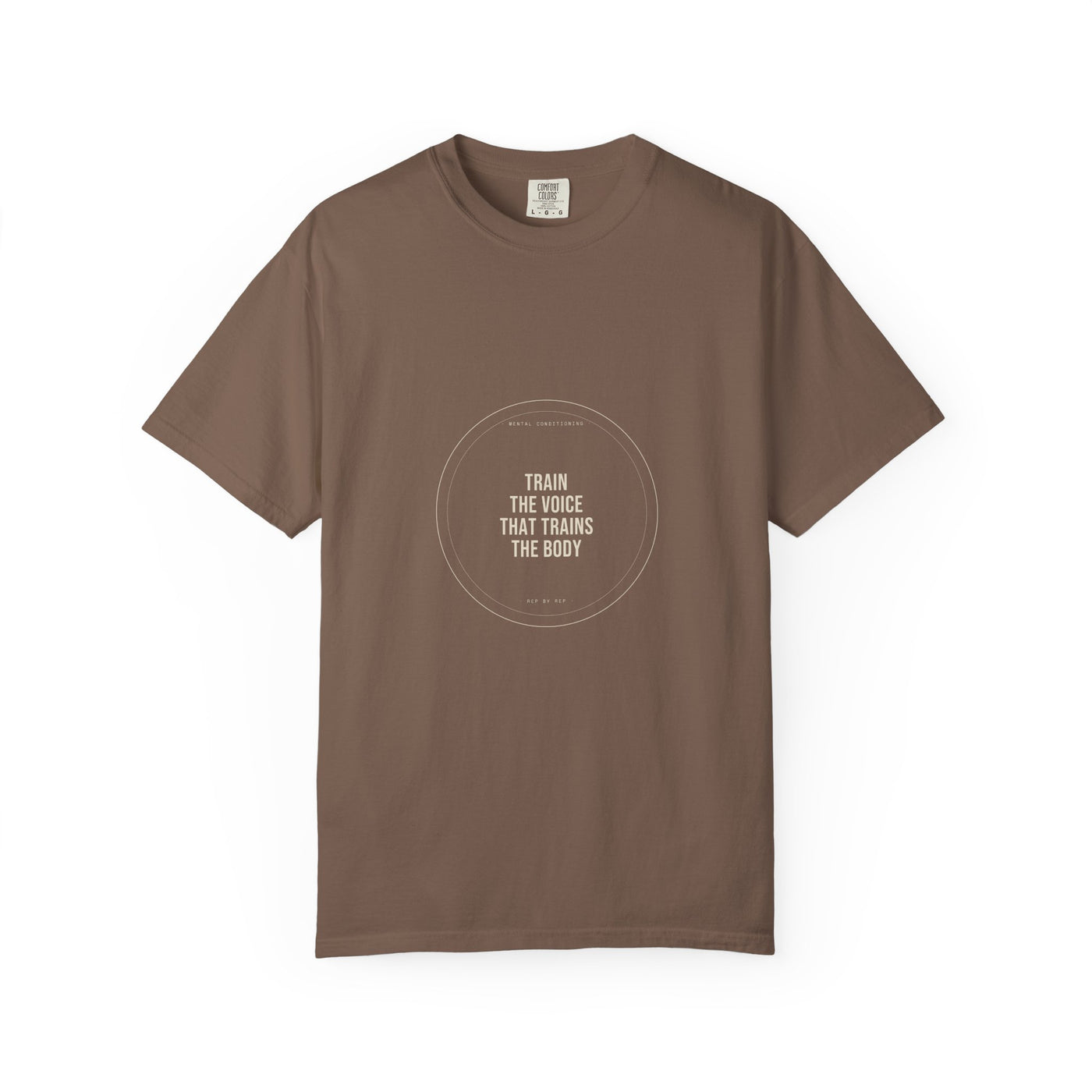 The Badge Tee — Train the Voice